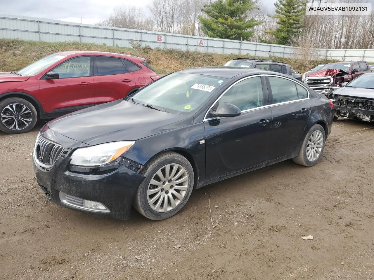 2011 Buick Regal Cxl VIN: W04GV5EVXB1092131 Lot: 79156794