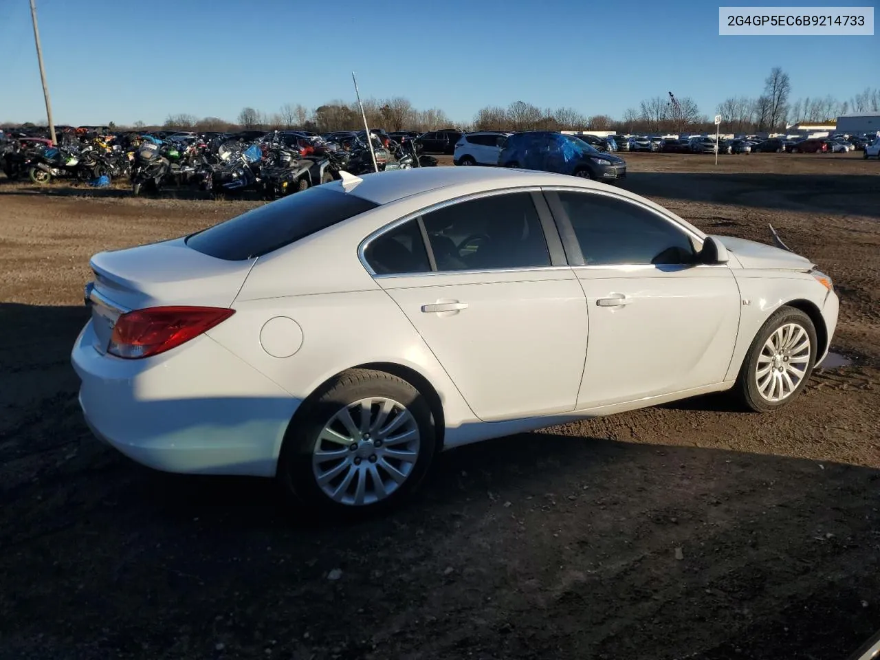 2011 Buick Regal Cxl VIN: 2G4GP5EC6B9214733 Lot: 79806684