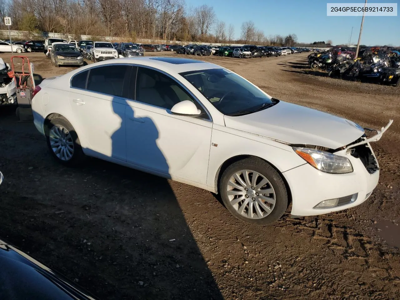 2011 Buick Regal Cxl VIN: 2G4GP5EC6B9214733 Lot: 79806684