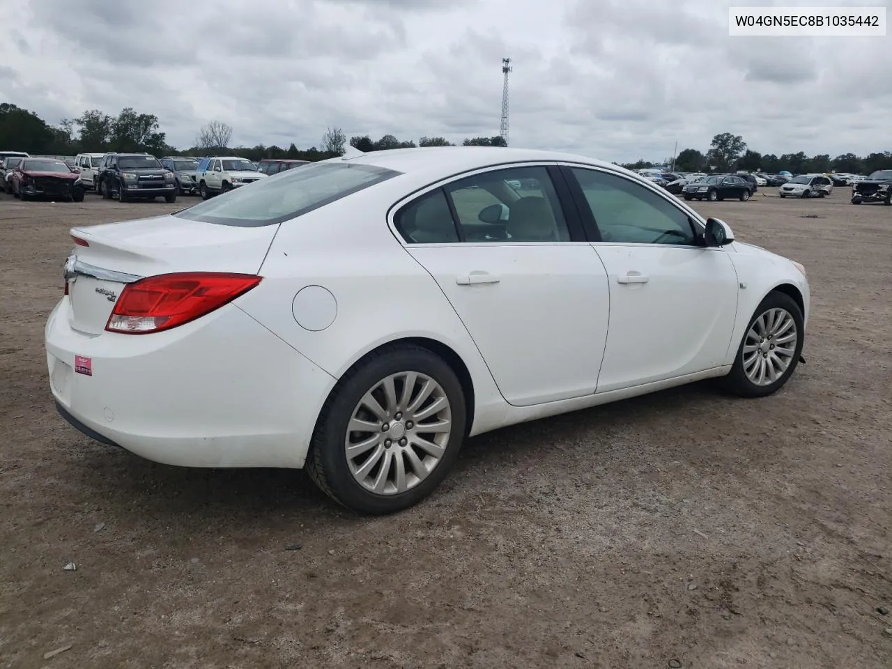 2011 Buick Regal Cxl VIN: W04GN5EC8B1035442 Lot: 80095984