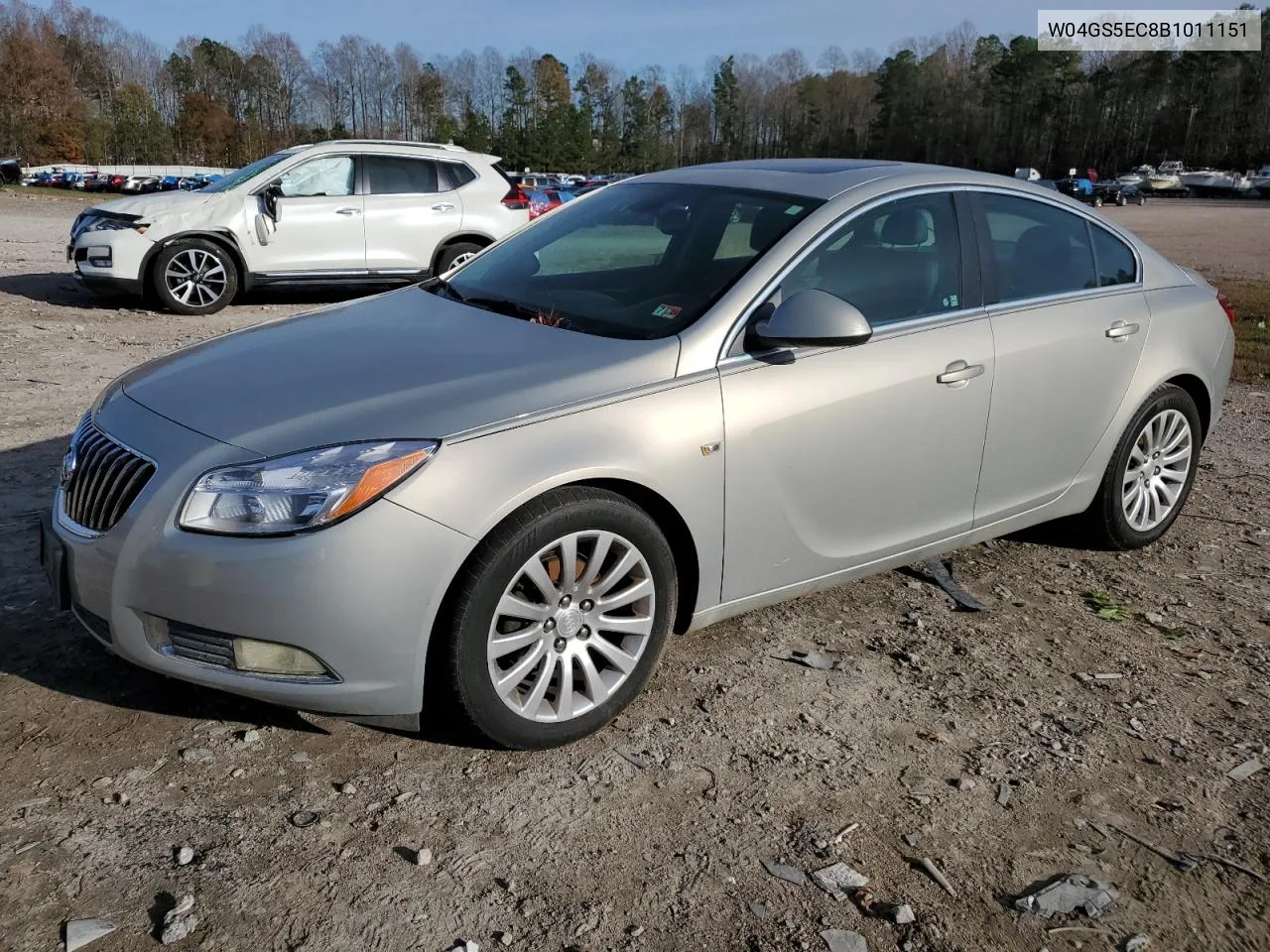 2011 Buick Regal Cxl VIN: W04GS5EC8B1011151 Lot: 80584104