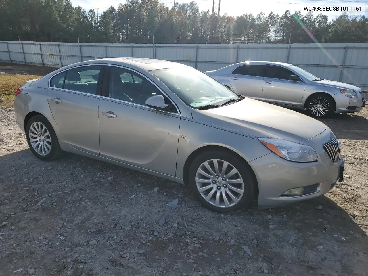 2011 Buick Regal Cxl VIN: W04GS5EC8B1011151 Lot: 80584104