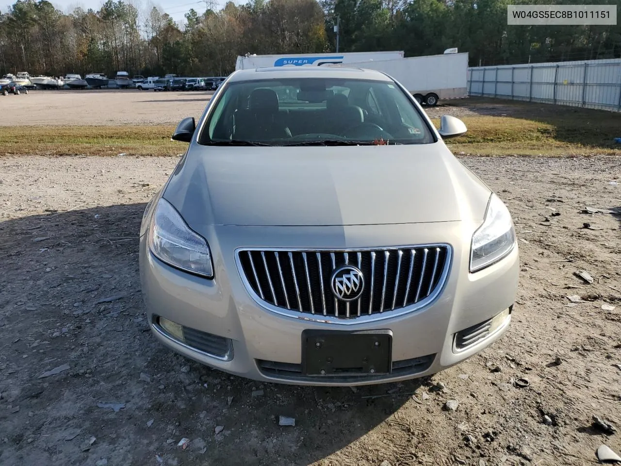 2011 Buick Regal Cxl VIN: W04GS5EC8B1011151 Lot: 80584104