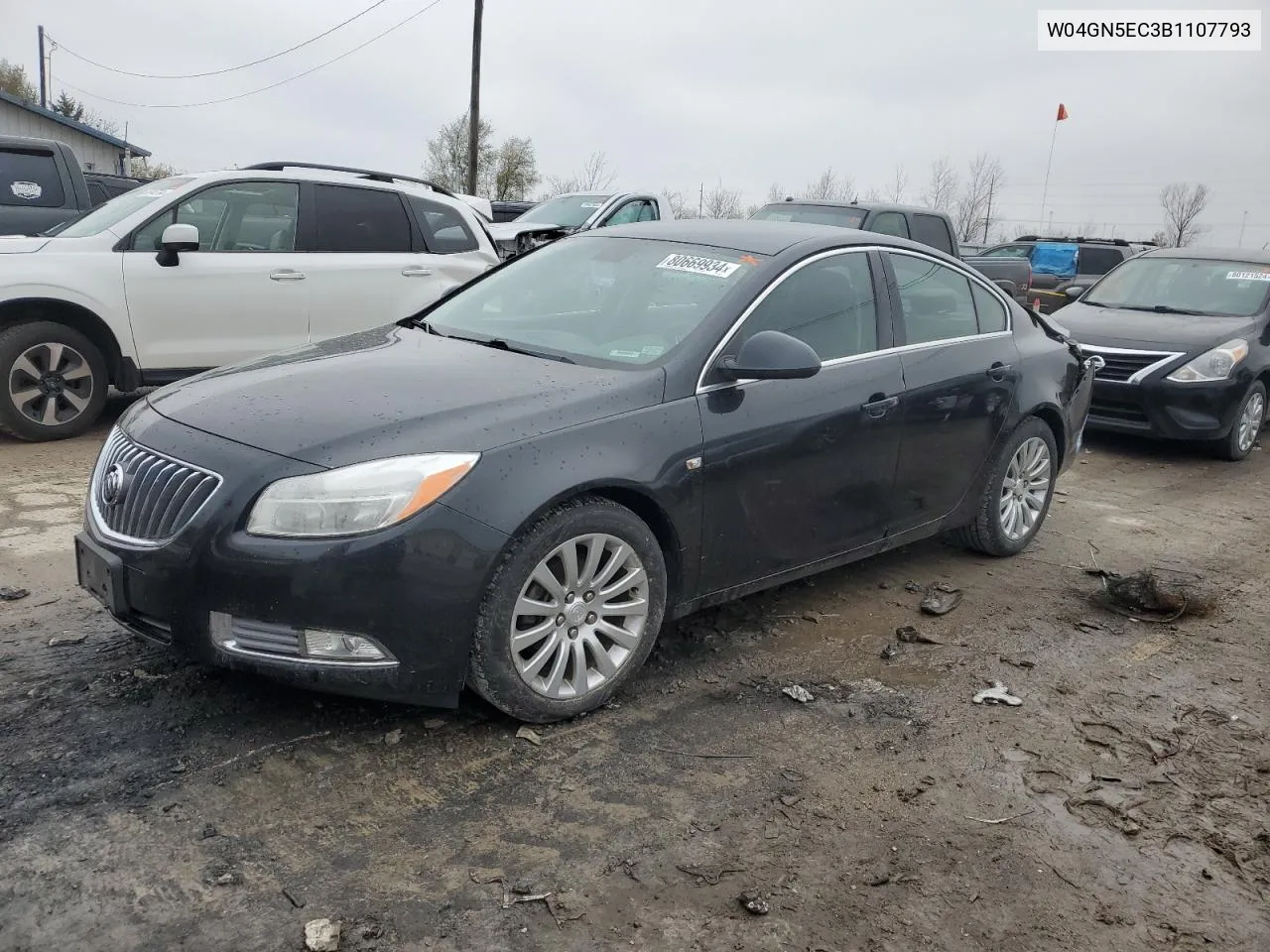 2011 Buick Regal Cxl VIN: W04GN5EC3B1107793 Lot: 80669934