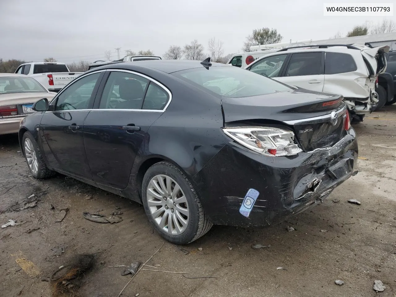 2011 Buick Regal Cxl VIN: W04GN5EC3B1107793 Lot: 80669934