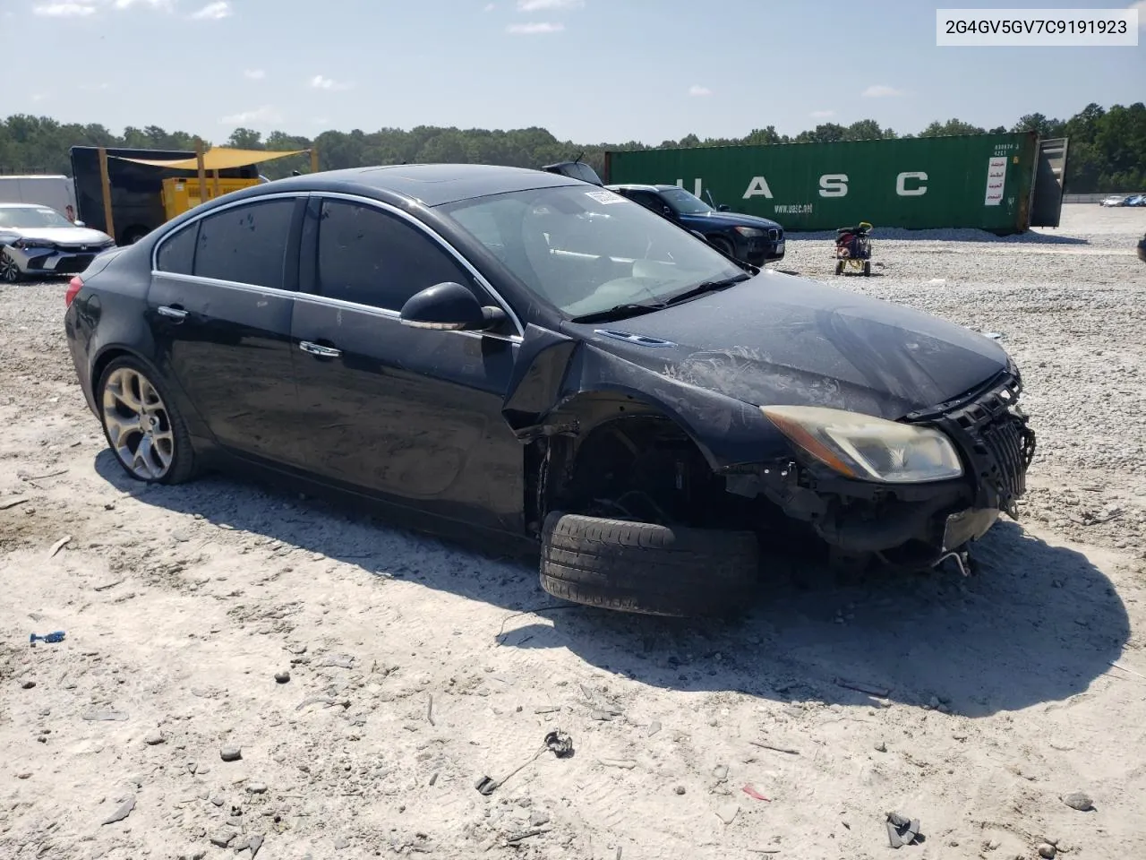 2G4GV5GV7C9191923 2012 Buick Regal Gs