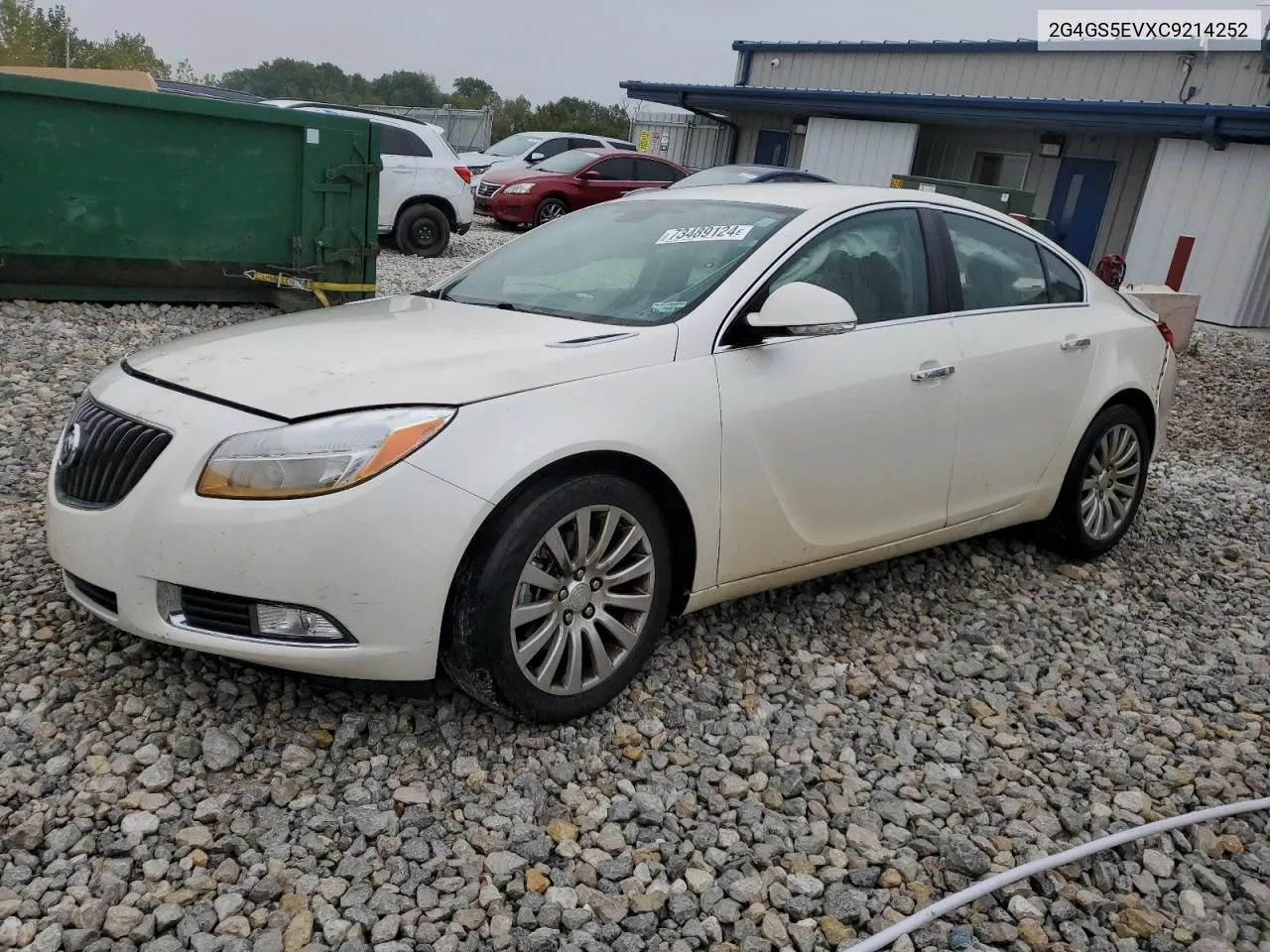 2012 Buick Regal Premium VIN: 2G4GS5EVXC9214252 Lot: 73489124