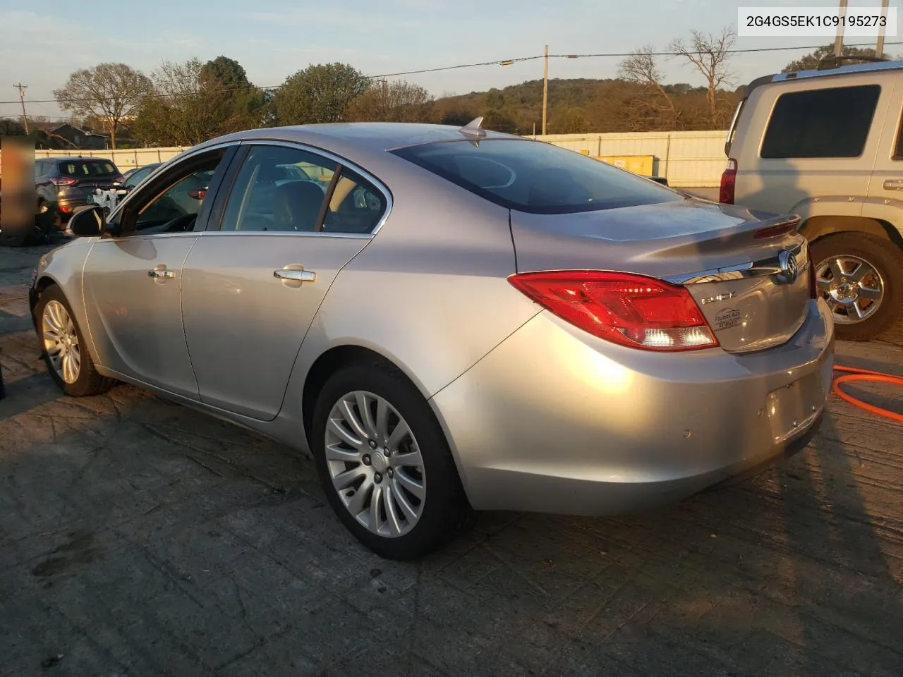 2012 Buick Regal Premium VIN: 2G4GS5EK1C9195273 Lot: 74380704