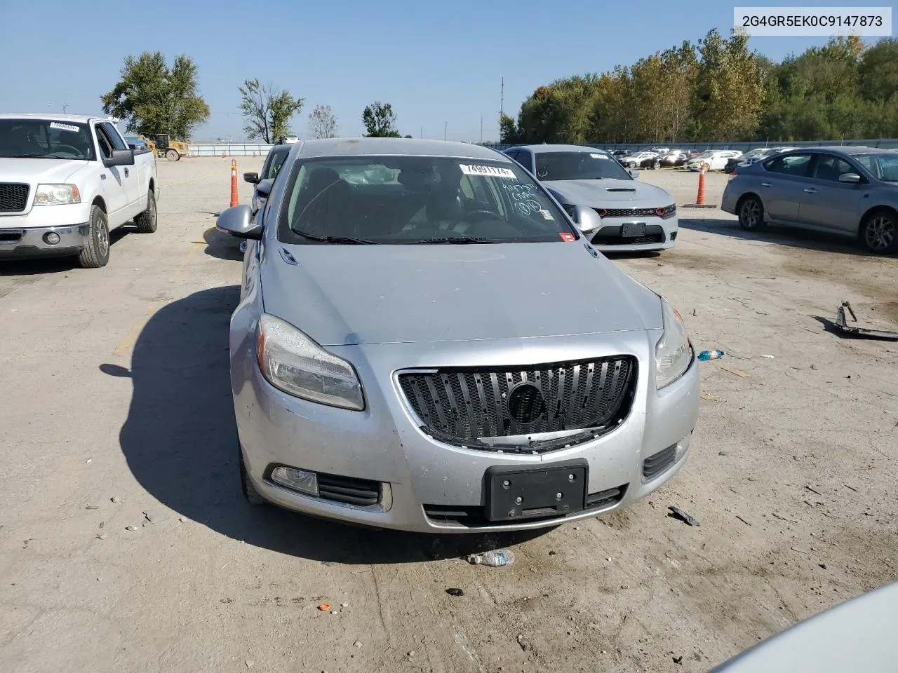 2012 Buick Regal VIN: 2G4GR5EK0C9147873 Lot: 74991174