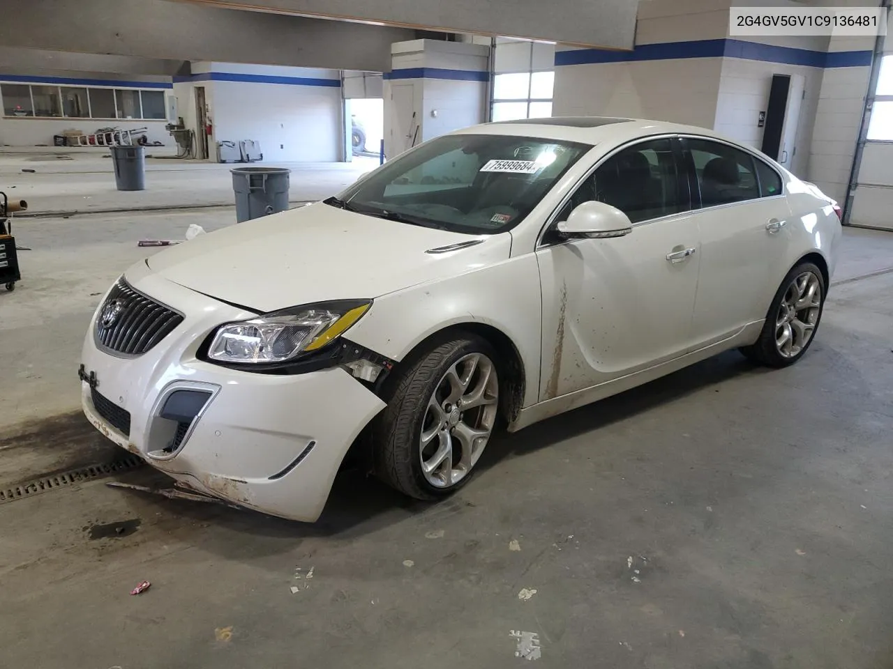 2012 Buick Regal Gs VIN: 2G4GV5GV1C9136481 Lot: 75999684