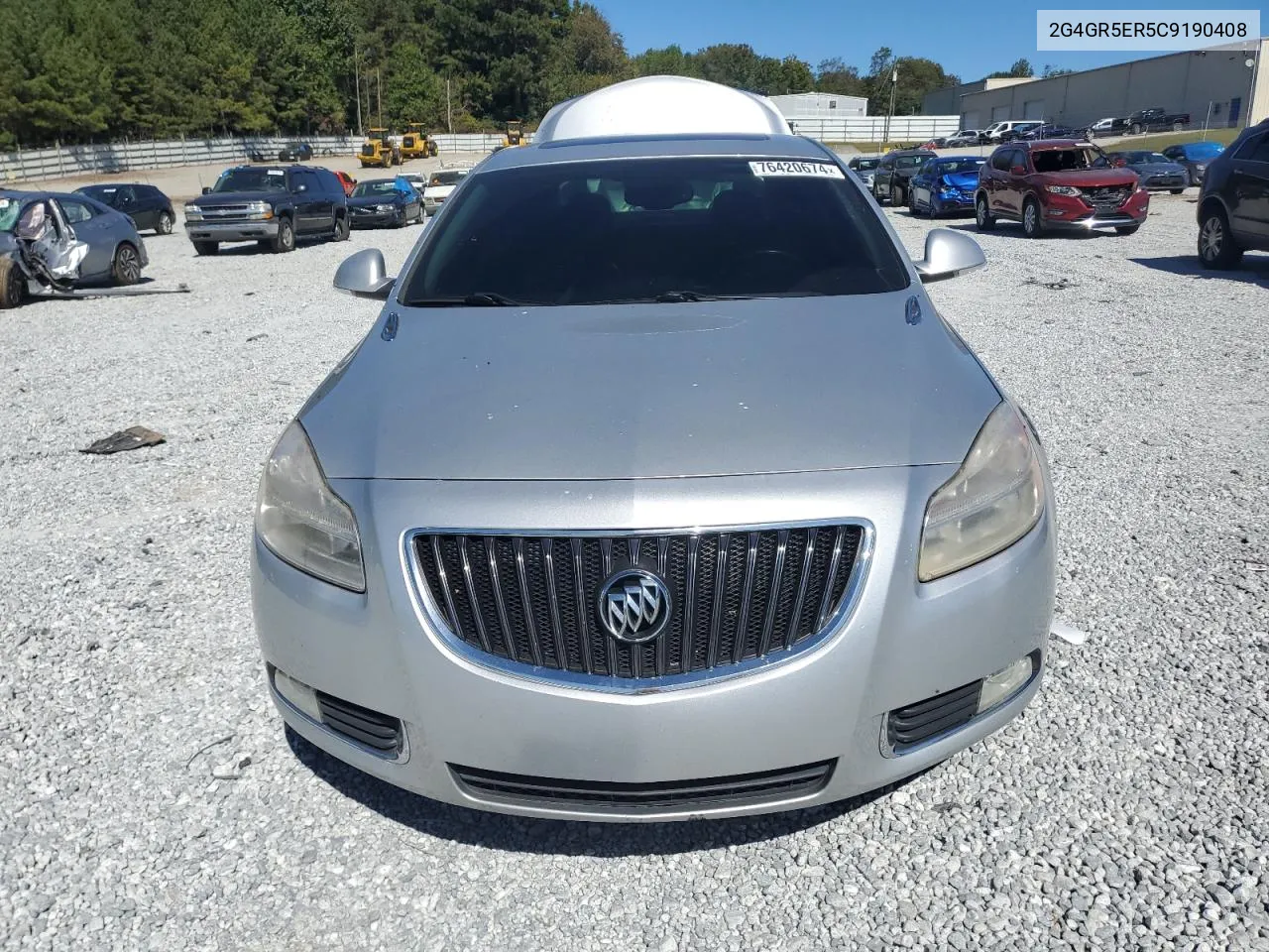 2012 Buick Regal VIN: 2G4GR5ER5C9190408 Lot: 76420674