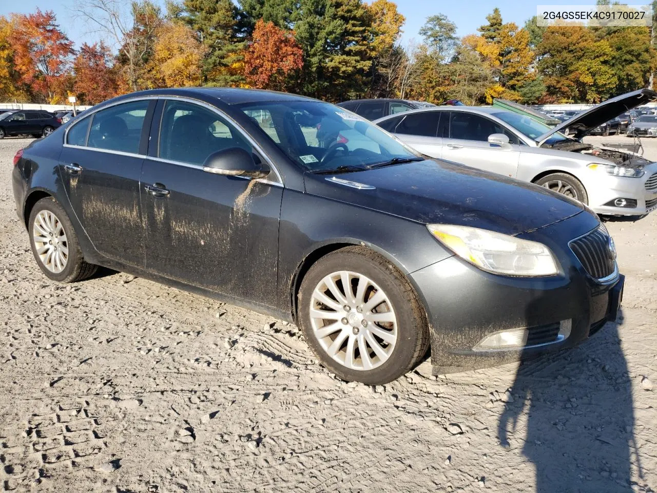 2012 Buick Regal Premium VIN: 2G4GS5EK4C9170027 Lot: 77246254