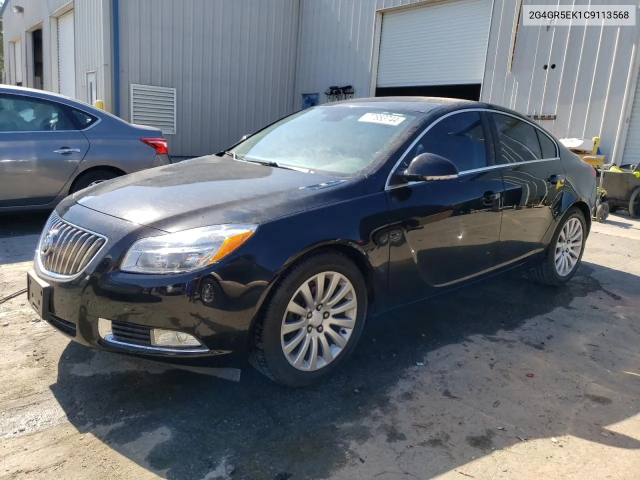 2012 Buick Regal VIN: 2G4GR5EK1C9113568 Lot: 77653744