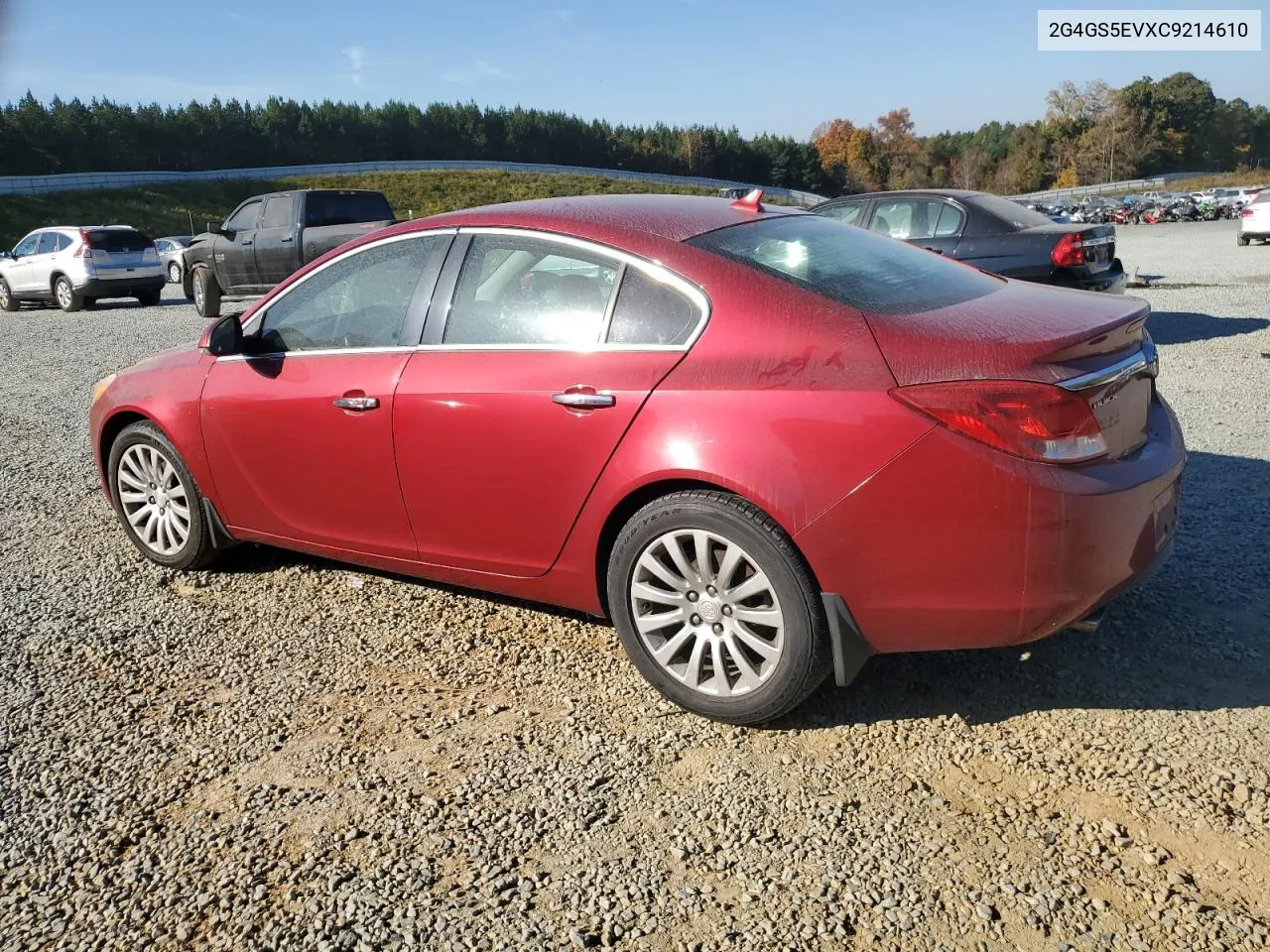 2012 Buick Regal Premium VIN: 2G4GS5EVXC9214610 Lot: 77849384