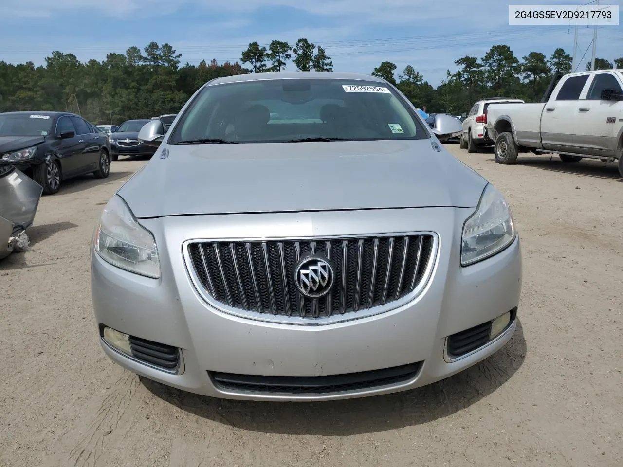 2013 Buick Regal Premium VIN: 2G4GS5EV2D9217793 Lot: 72592554