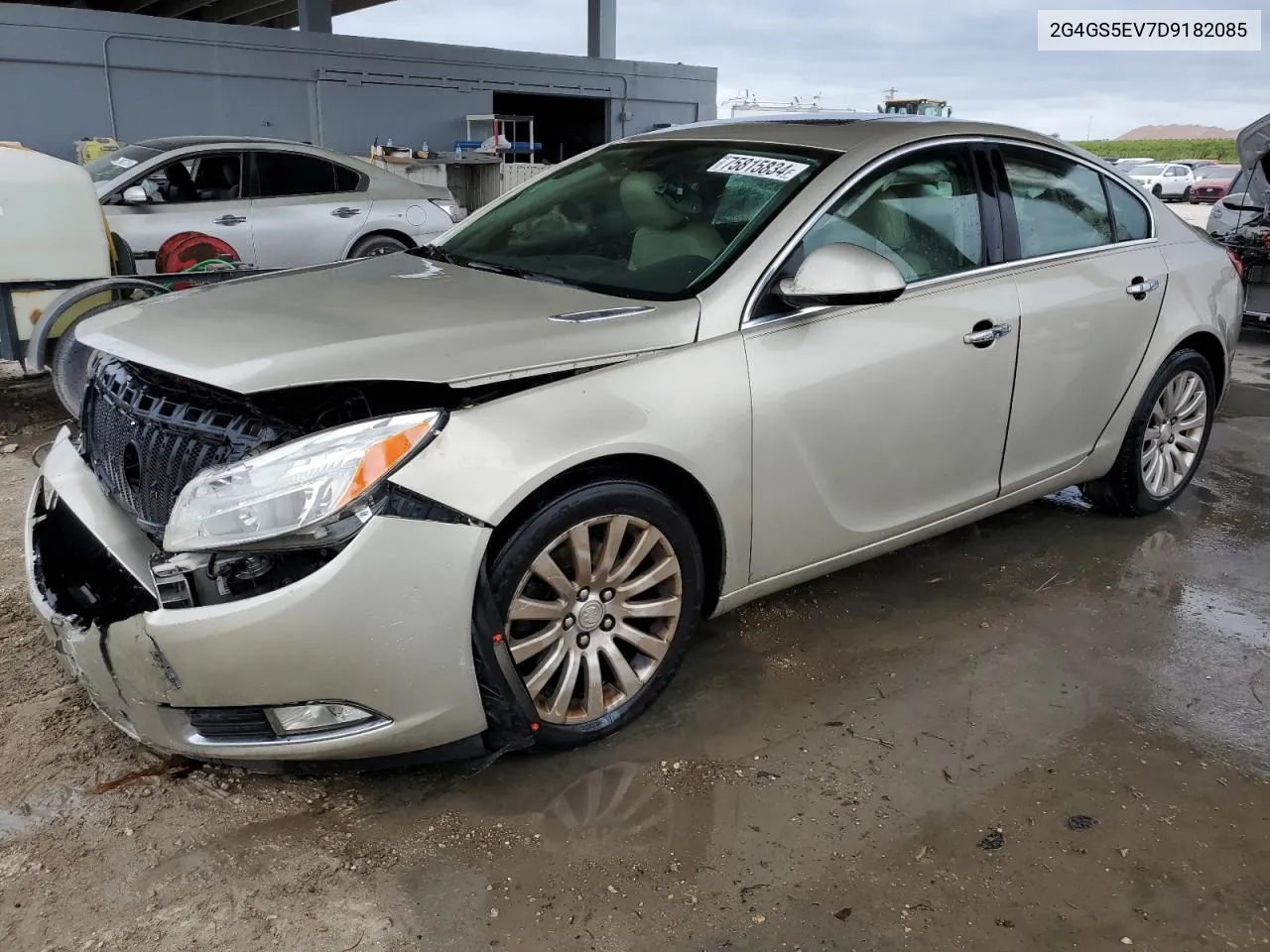 2013 Buick Regal Premium VIN: 2G4GS5EV7D9182085 Lot: 75815834