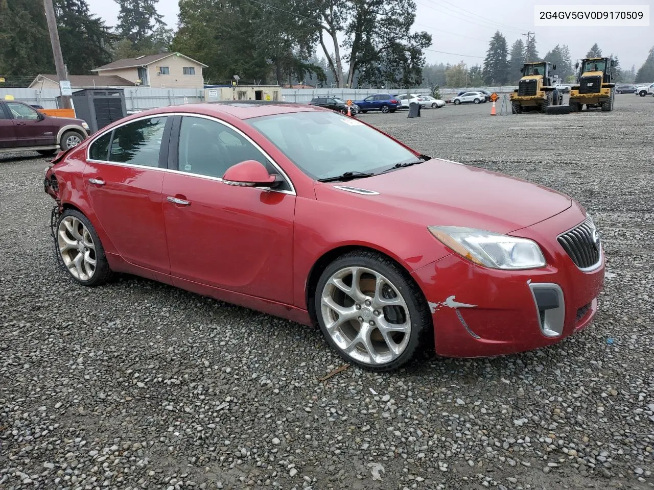 2G4GV5GV0D9170509 2013 Buick Regal Gs