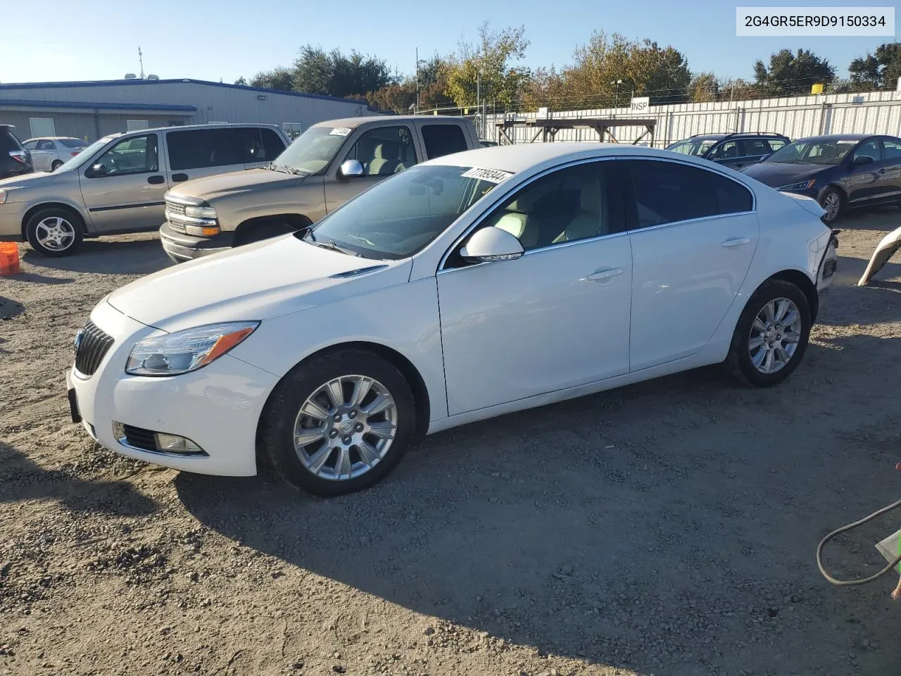 2013 Buick Regal VIN: 2G4GR5ER9D9150334 Lot: 77789344