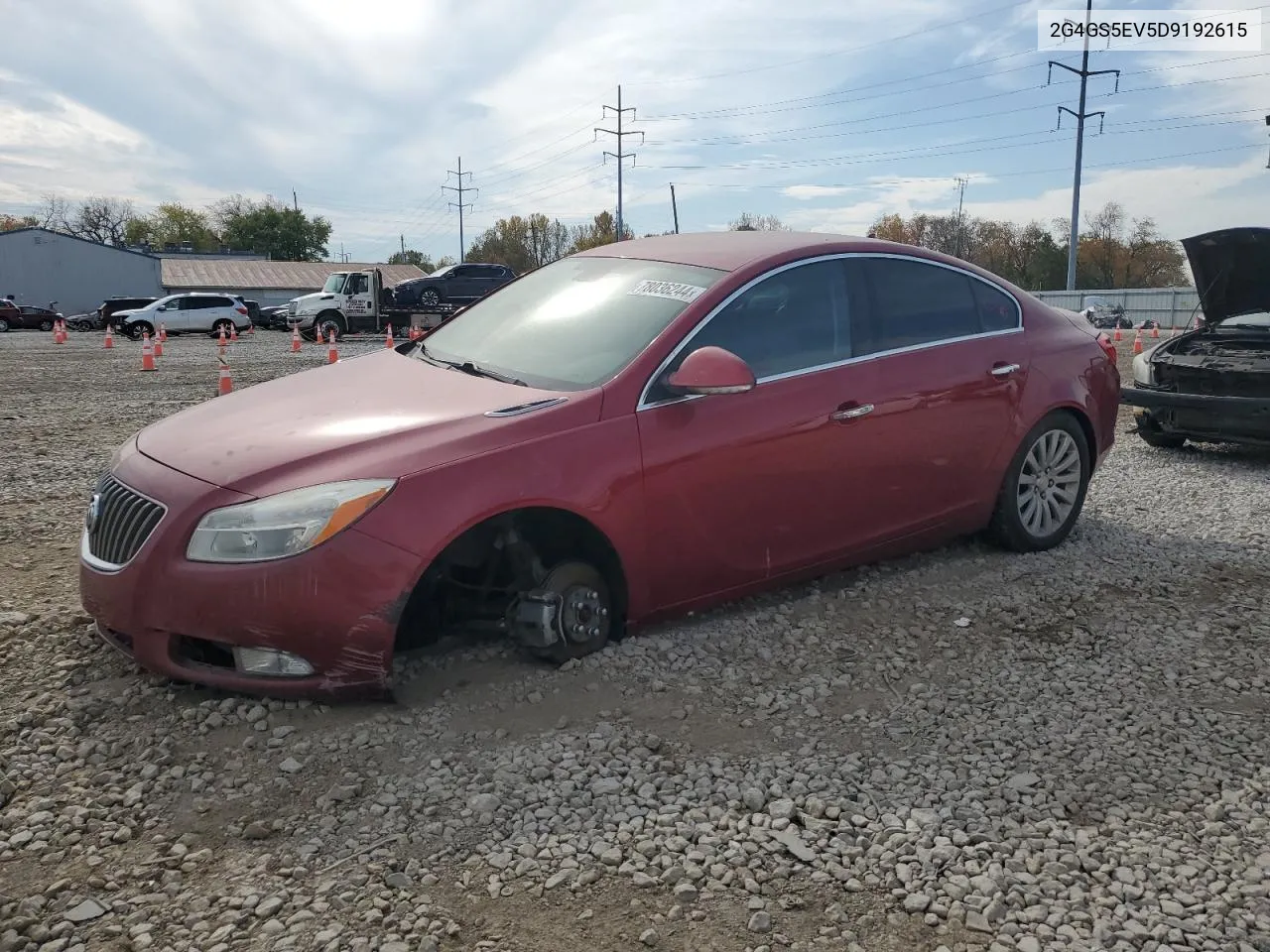 2013 Buick Regal Premium VIN: 2G4GS5EV5D9192615 Lot: 78036244