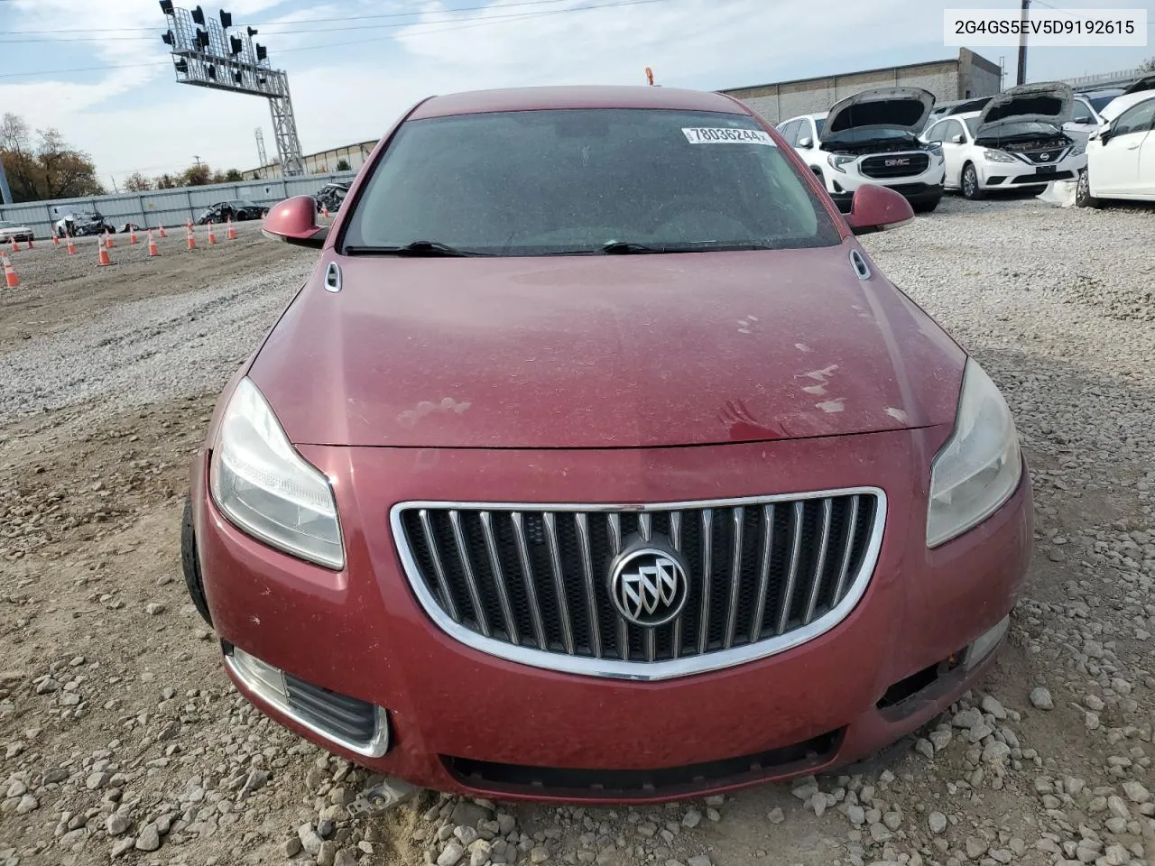 2013 Buick Regal Premium VIN: 2G4GS5EV5D9192615 Lot: 78036244