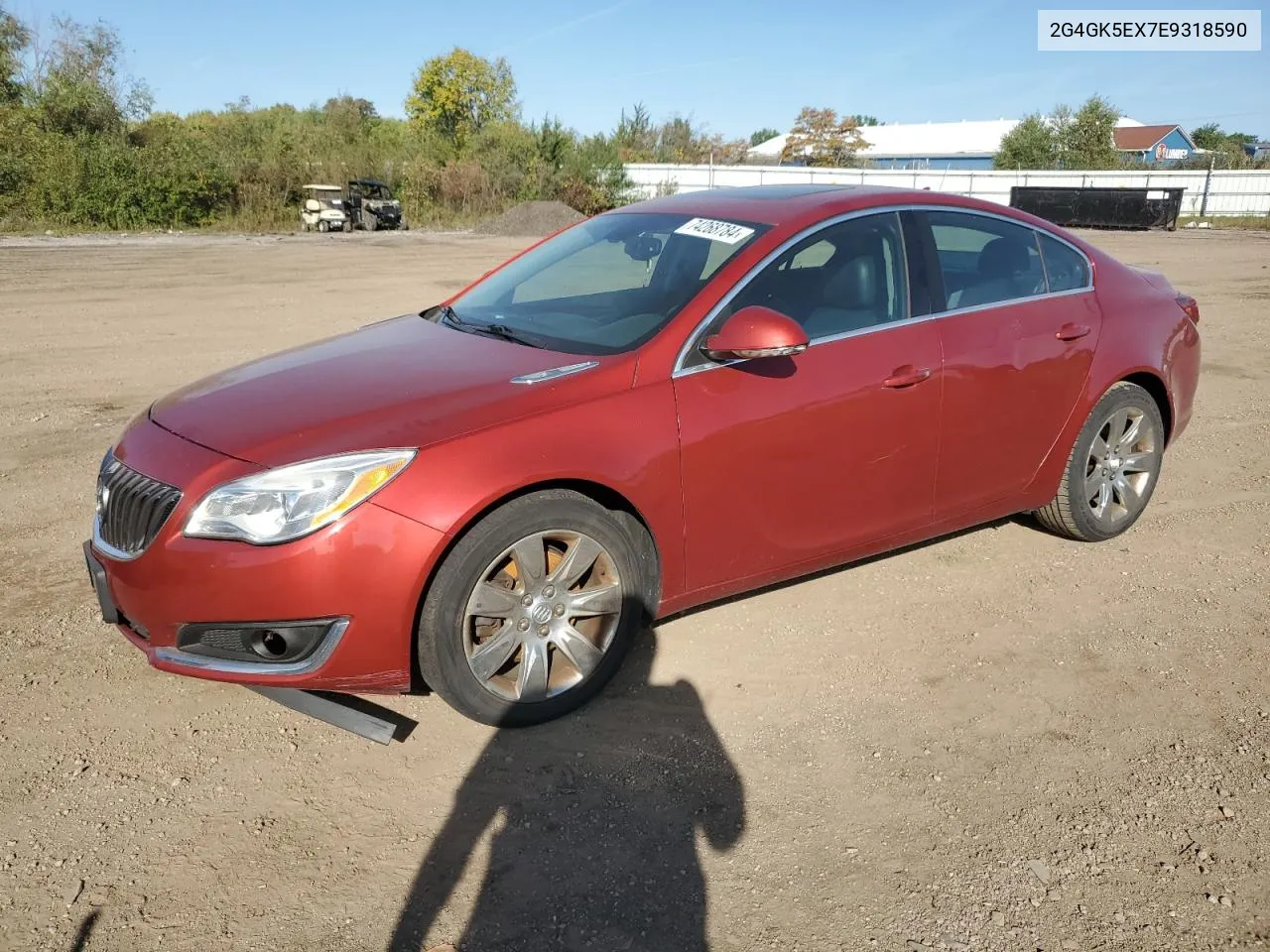 2G4GK5EX7E9318590 2014 Buick Regal