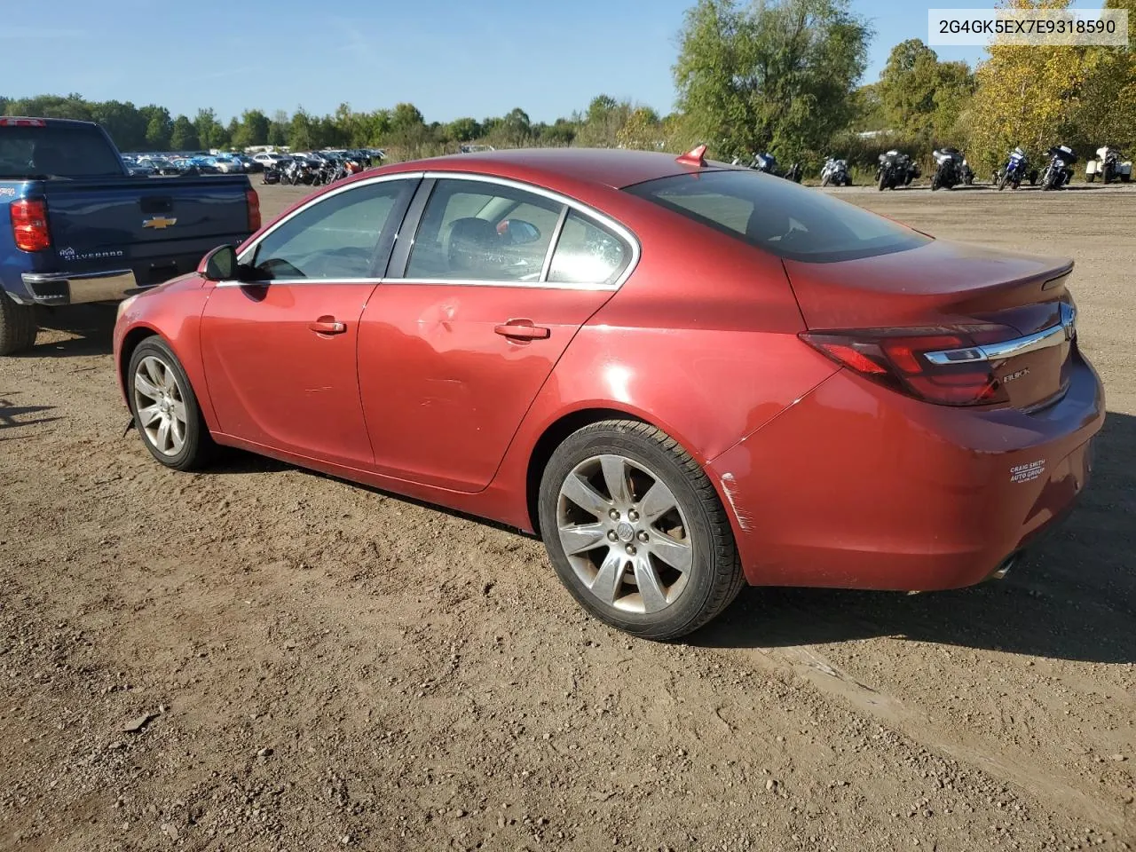 2014 Buick Regal VIN: 2G4GK5EX7E9318590 Lot: 74268784