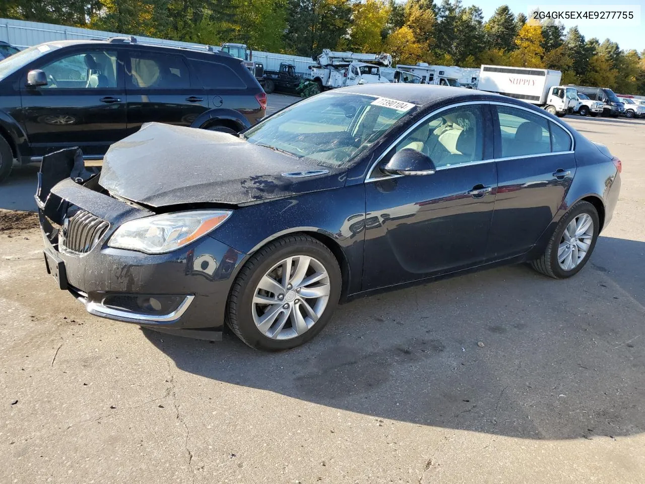 2014 Buick Regal VIN: 2G4GK5EX4E9277755 Lot: 77390104