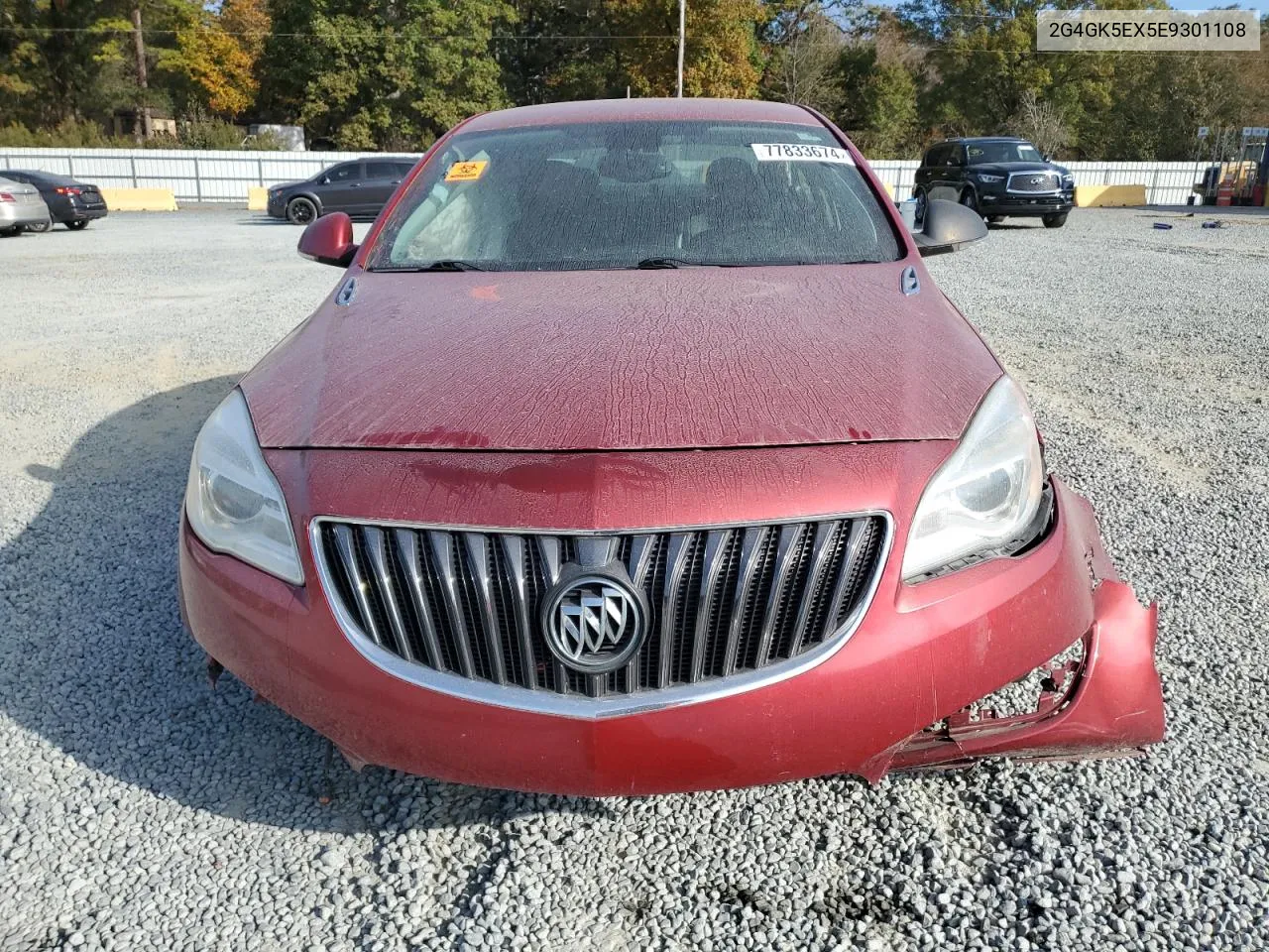 2014 Buick Regal VIN: 2G4GK5EX5E9301108 Lot: 77833674