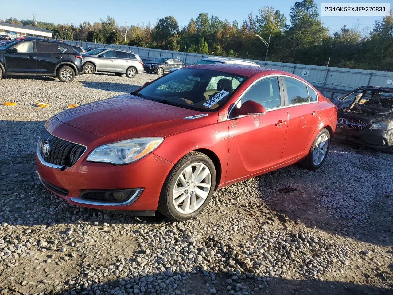 2014 Buick Regal VIN: 2G4GK5EX3E9270831 Lot: 80978484