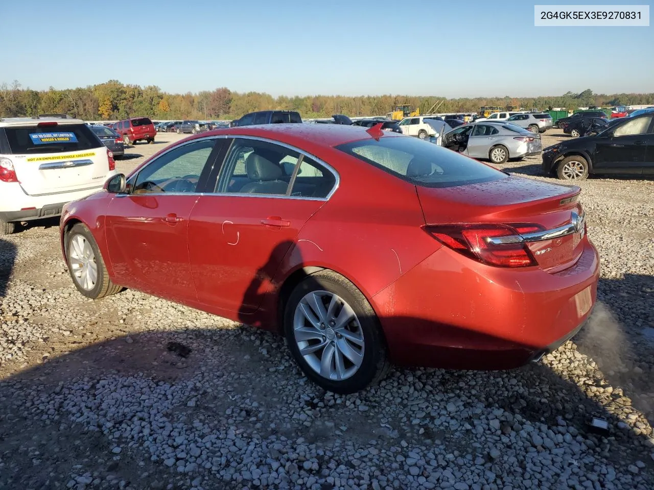 2014 Buick Regal VIN: 2G4GK5EX3E9270831 Lot: 80978484