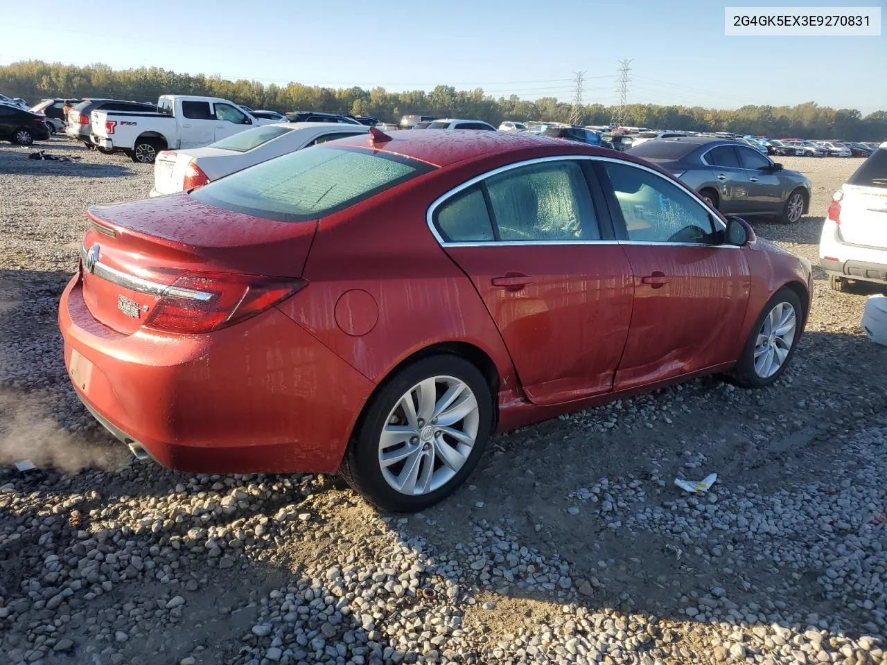 2014 Buick Regal VIN: 2G4GK5EX3E9270831 Lot: 80978484