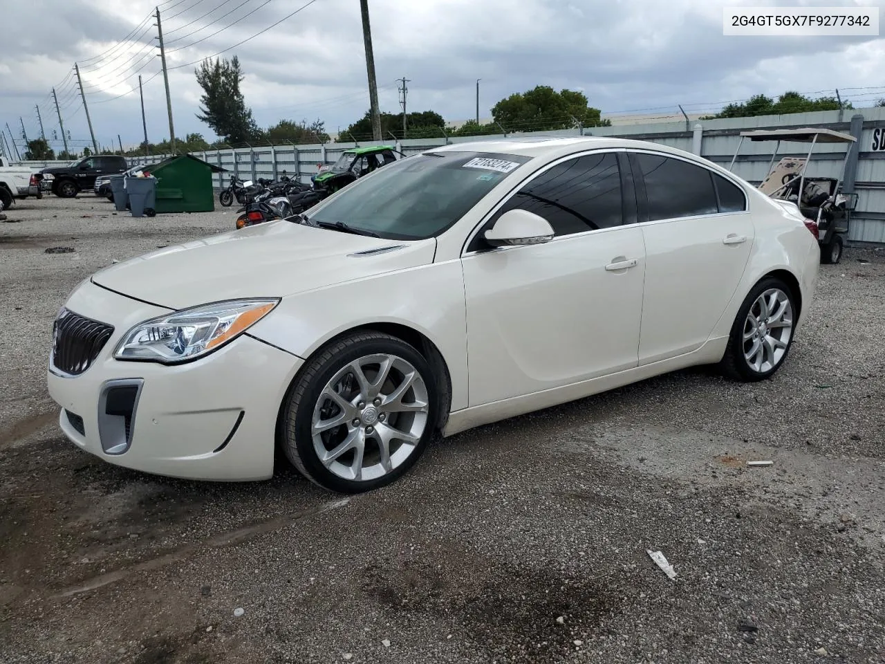 2G4GT5GX7F9277342 2015 Buick Regal Gs