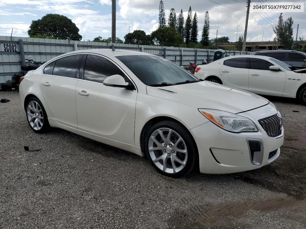 2G4GT5GX7F9277342 2015 Buick Regal Gs