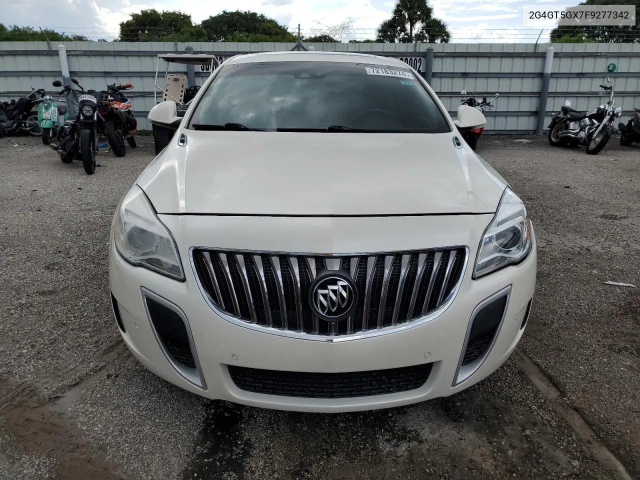 2015 Buick Regal Gs VIN: 2G4GT5GX7F9277342 Lot: 72183274