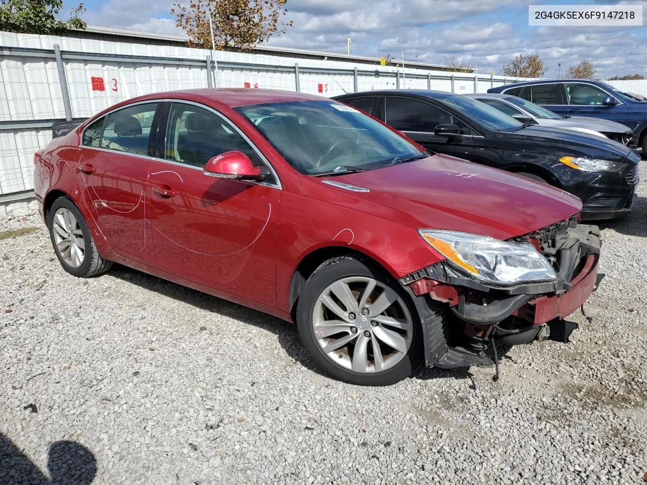 2015 Buick Regal VIN: 2G4GK5EX6F9147218 Lot: 76296514