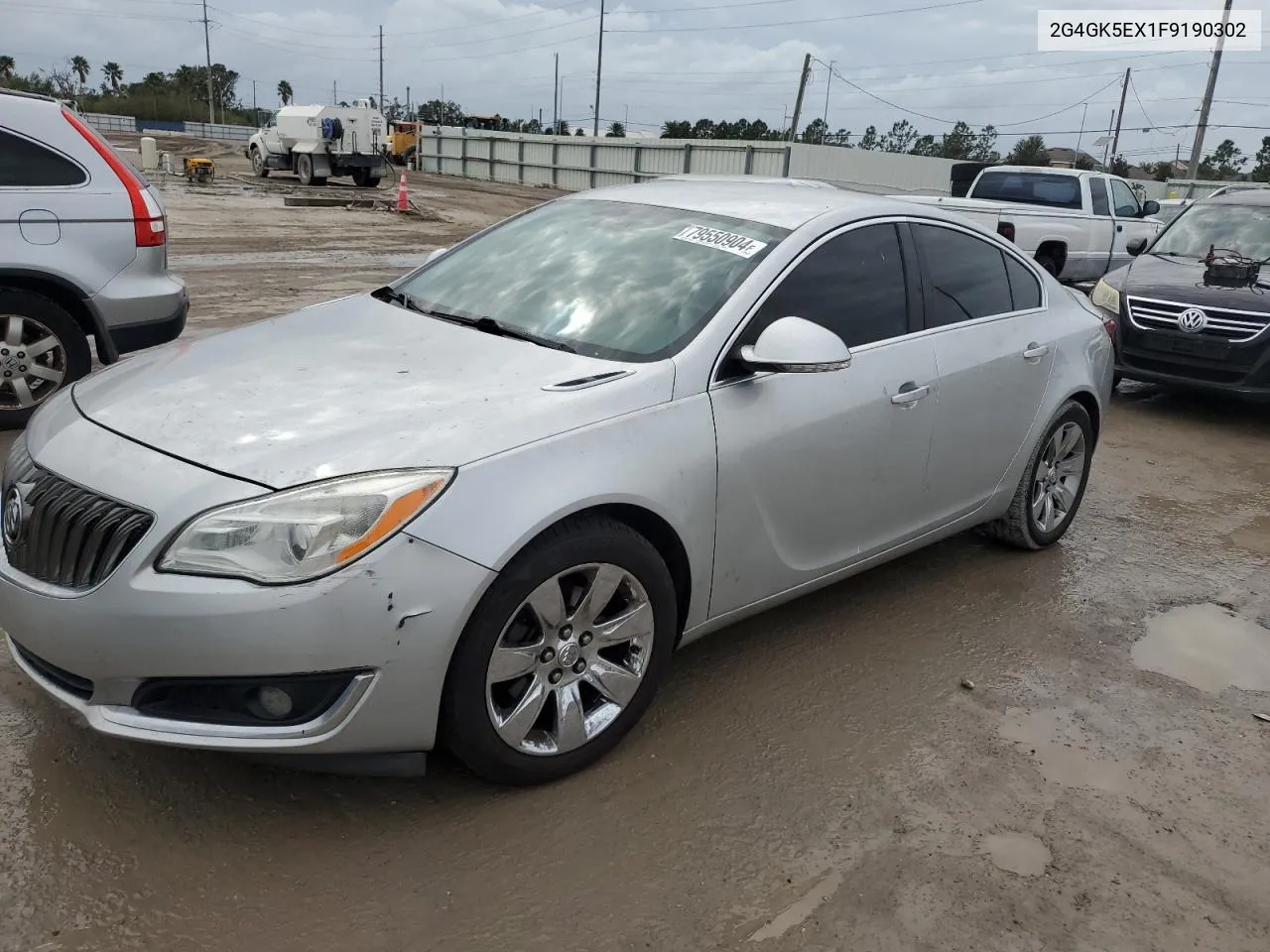 2015 Buick Regal VIN: 2G4GK5EX1F9190302 Lot: 79550904