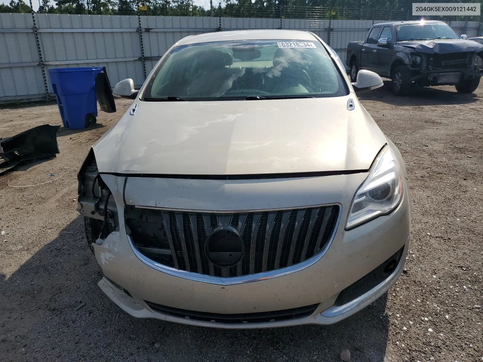 2016 Buick Regal VIN: 2G4GK5EX0G9121442 Lot: 63218234