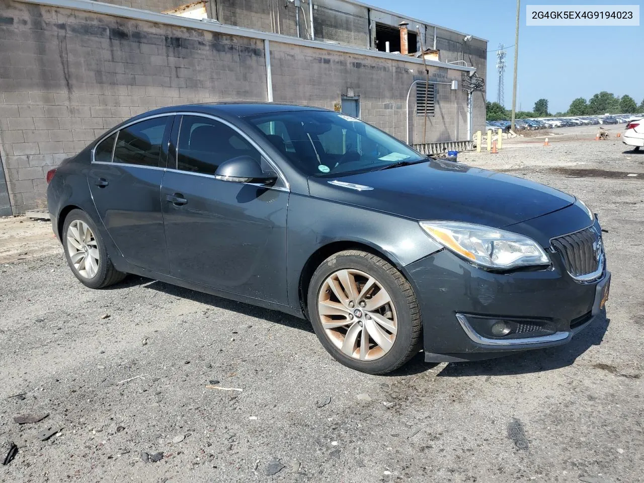 2016 Buick Regal VIN: 2G4GK5EX4G9194023 Lot: 64742334