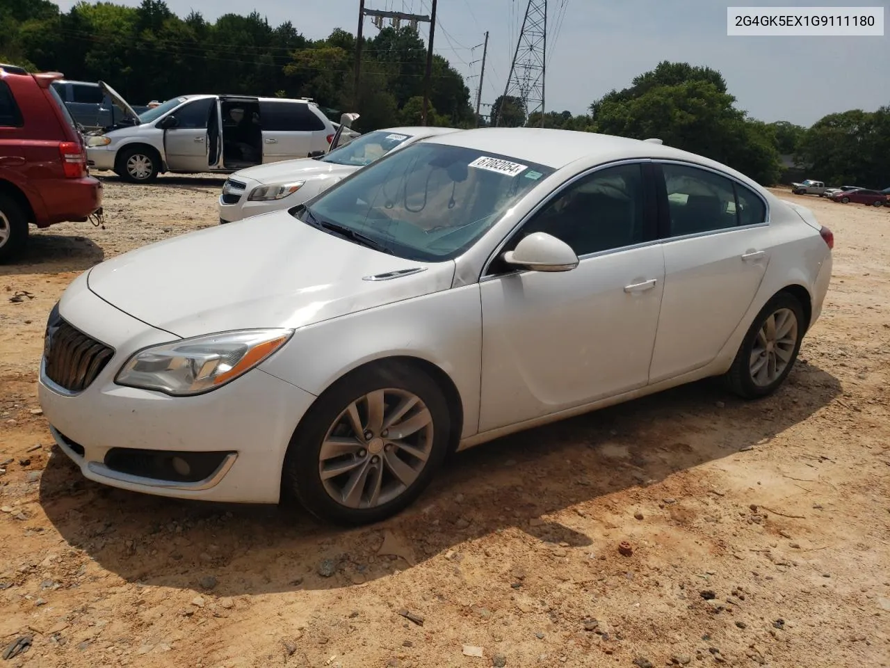 2016 Buick Regal VIN: 2G4GK5EX1G9111180 Lot: 67082054