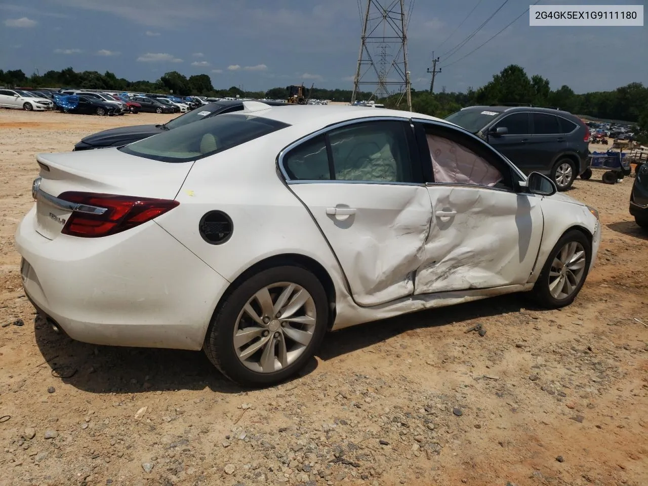 2016 Buick Regal VIN: 2G4GK5EX1G9111180 Lot: 67082054