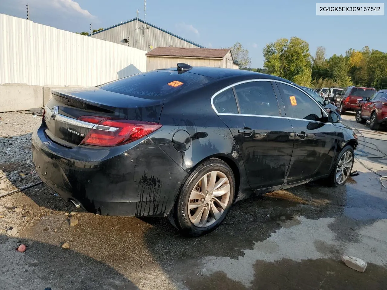 2016 Buick Regal VIN: 2G4GK5EX3G9167542 Lot: 69186864