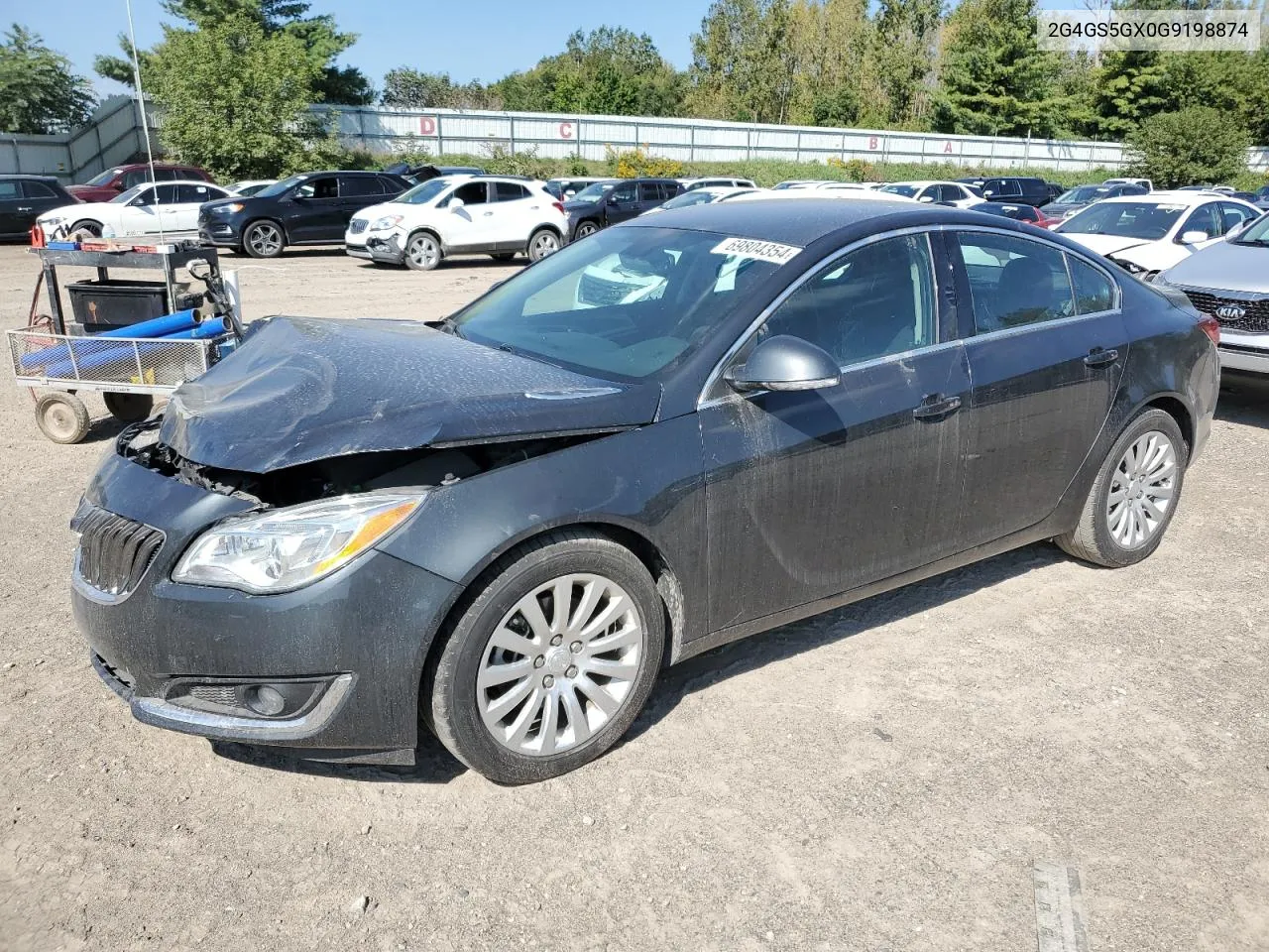 2016 Buick Regal Premium VIN: 2G4GS5GX0G9198874 Lot: 69804354