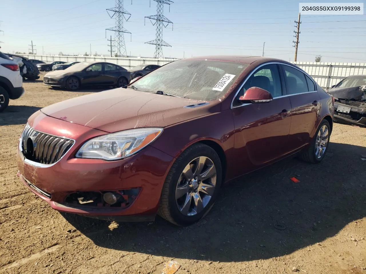 2016 Buick Regal Premium VIN: 2G4GS5GXXG9199398 Lot: 75084124