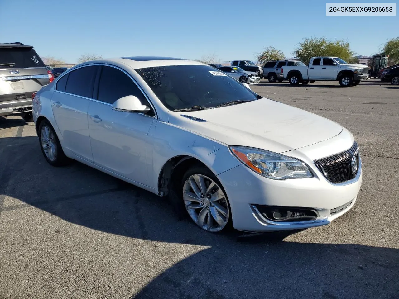 2016 Buick Regal VIN: 2G4GK5EXXG9206658 Lot: 78874304