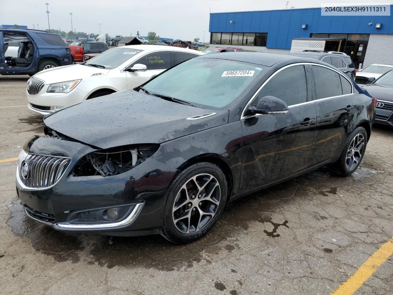 2017 Buick Regal Sport Touring VIN: 2G4GL5EX3H9111311 Lot: 59657204