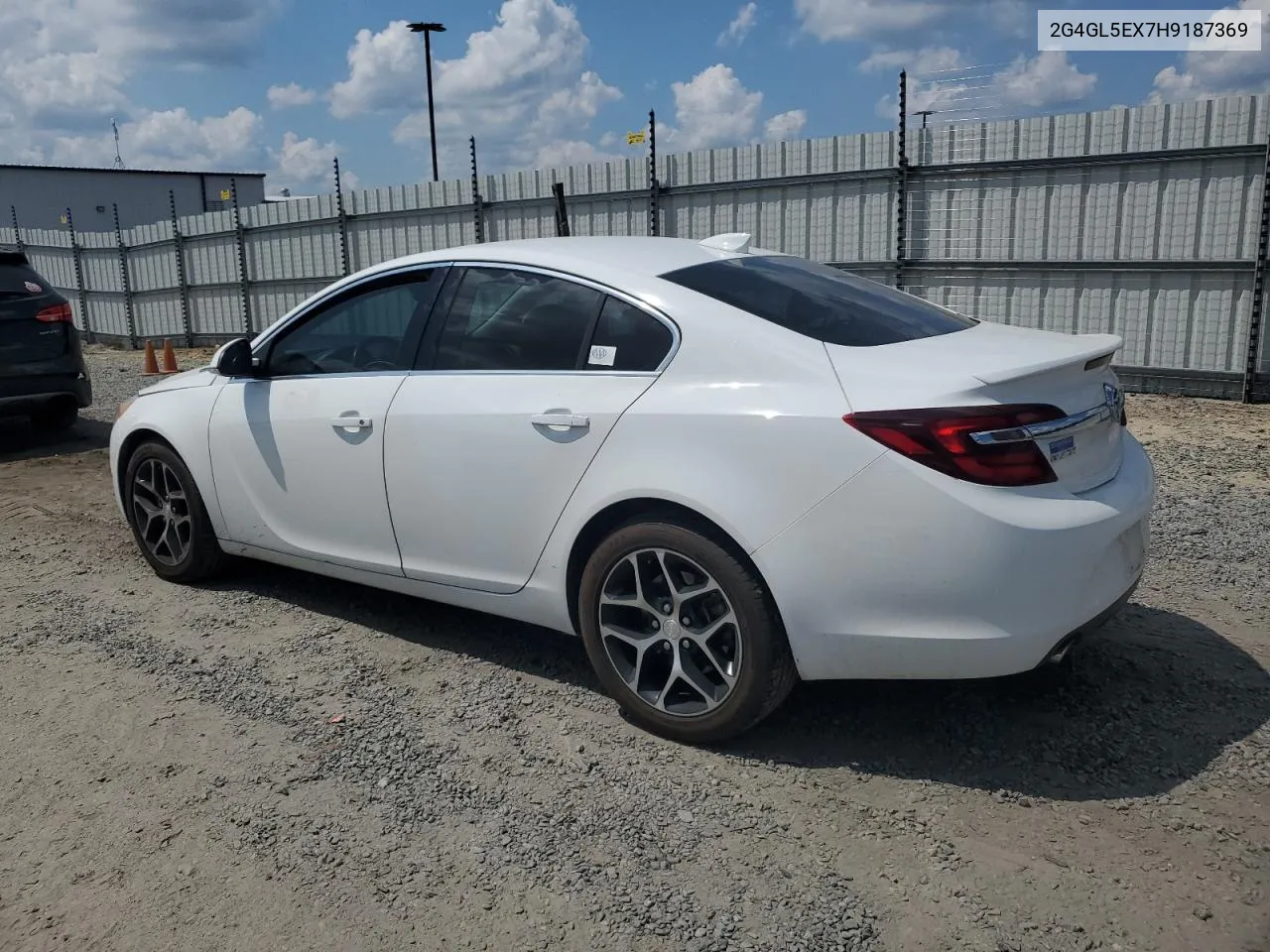 2017 Buick Regal Sport Touring VIN: 2G4GL5EX7H9187369 Lot: 69031784