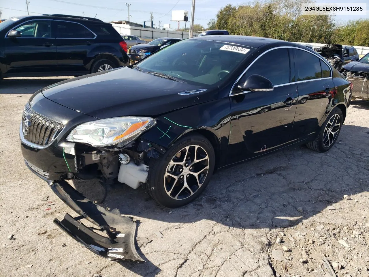 2017 Buick Regal Sport Touring VIN: 2G4GL5EX8H9151285 Lot: 72208634