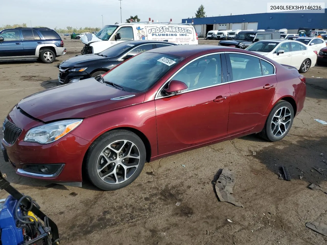 2017 Buick Regal Sport Touring VIN: 2G4GL5EX3H9146236 Lot: 74731524