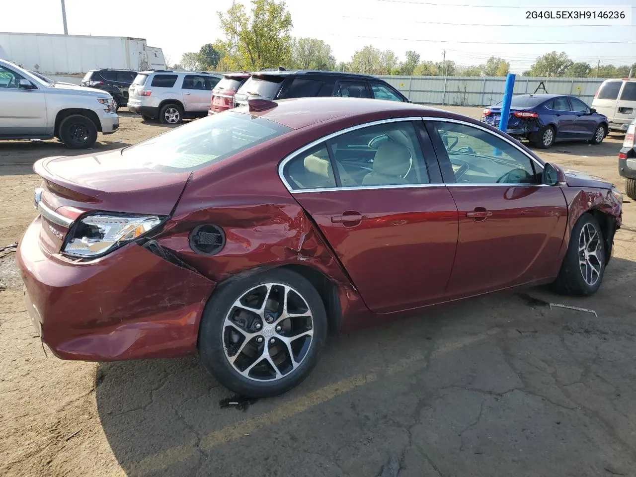 2017 Buick Regal Sport Touring VIN: 2G4GL5EX3H9146236 Lot: 74731524