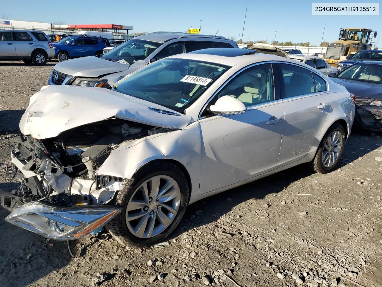 2017 Buick Regal Premium VIN: 2G4GR5GX1H9125512 Lot: 81146814